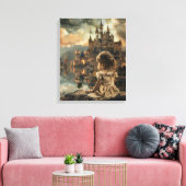 Stretched Canvas met Princess Elly  Afdruk (Insitu (Woonkamer))