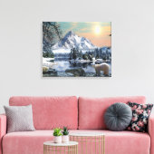 Stretched Canvas - Polar Beer Afdruk (Insitu (Woonkamer))