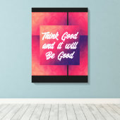 Stretched Canvas Print (Insitu (Houten vloer))