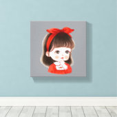 Stretched Canvas Print (Insitu (Houten vloer))