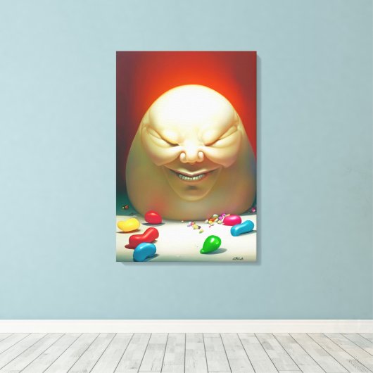 Stretched Canvas Print (Insitu (Houten vloer))