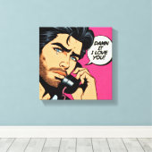 Stretched Canvas Print (Insitu (Houten vloer))