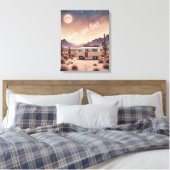 Stretched Canvas Print (Insitu (Slaapkamer))