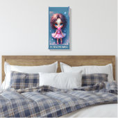 Stretched Canvas Print (Insitu (Slaapkamer))