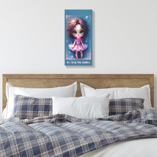 Stretched Canvas Print (Insitu (Slaapkamer))
