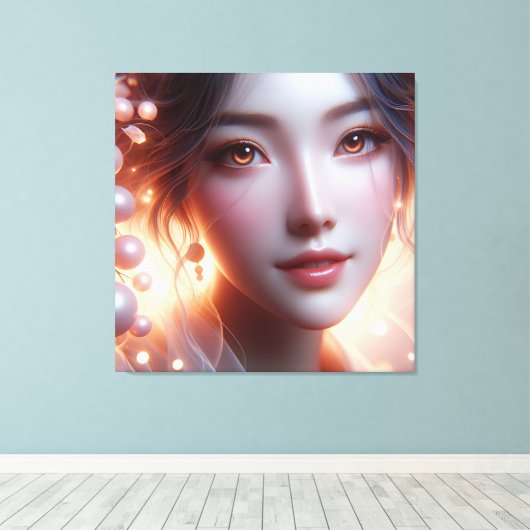 Stretched Canvas Print (Insitu (Houten vloer))