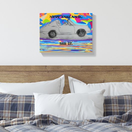 Stretched Canvas Print (Insitu (Slaapkamer))
