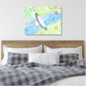 Stretched Canvas Print (Insitu (Slaapkamer))