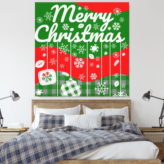 Stretched Canvas Print (Insitu (Slaapkamer))