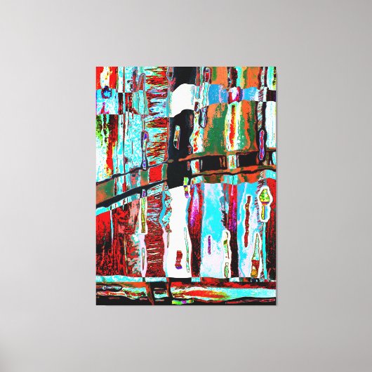 Stretched Canvas Print – Collapse Reflection  (Voorkant)