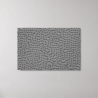Stretched Canvas Print - Drukke geest door DM