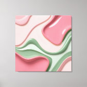 Stretched canvas print in stylish graphic (Voorkant)