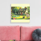 Stretched Canvas Print-Inspirational Quote. Afdruk (Insitu (Woonkamer))