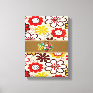 Stretched Canvas Print Moederdag Floral