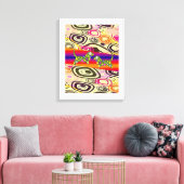 Stretched Canvas Print Moederdag Floral (Insitu (Woonkamer))