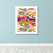 Stretched Canvas Print Moederdag Floral (Insitu (Houten vloer))