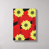 Stretched Canvas Print Moederdag Floral (Voorkant)