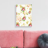 Stretched Canvas Print Moederdag Floral (Insitu (Woonkamer))
