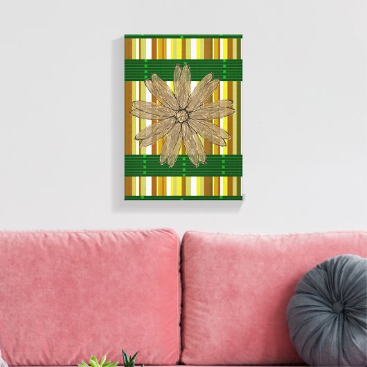 Stretched Canvas Print Moederdag Floral (Insitu (Woonkamer))