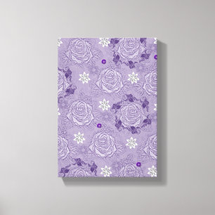Stretched Canvas Print Moederdag Floral
