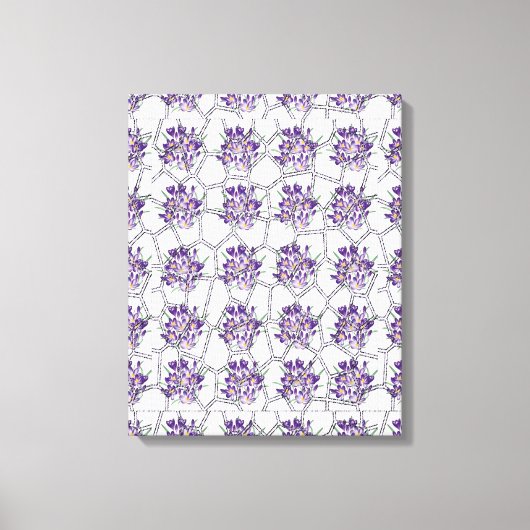 Stretched Canvas Print Moederdag Floral (Voorkant)