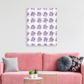 Stretched Canvas Print Moederdag Floral (Insitu (Woonkamer))