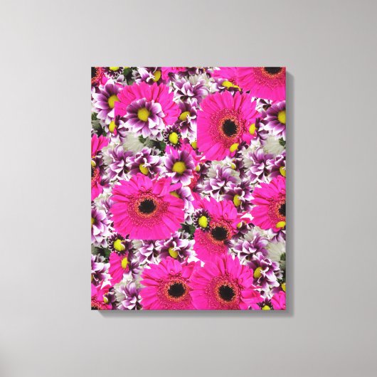 Stretched Canvas Print Moederdag Floral (Voorkant)
