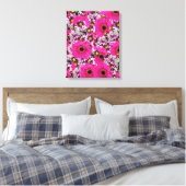 Stretched Canvas Print Moederdag Floral (Insitu (Slaapkamer))