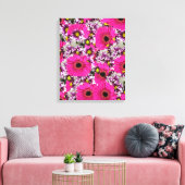 Stretched Canvas Print Moederdag Floral (Insitu (Woonkamer))