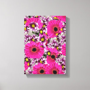 Stretched Canvas Print Moederdag Floral