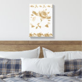Stretched Canvas Print Moederdag Floral (Insitu (Slaapkamer))