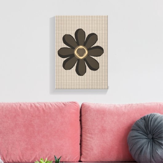 Stretched Canvas Print Moederdag Floral (Insitu (Woonkamer))