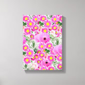 Stretched Canvas Print Moederdag Floral (Voorkant)