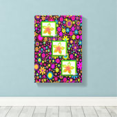 Stretched Canvas Print Moederdag Floral (Insitu (Houten vloer))