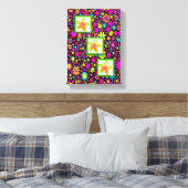 Stretched Canvas Print Moederdag Floral (Insitu (Slaapkamer))