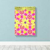 Stretched Canvas Print Moederdag Floral (Insitu (Houten vloer))
