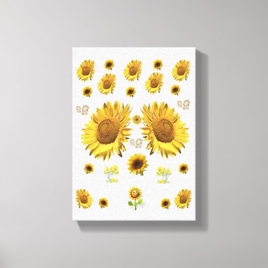 Stretched Canvas Print Moederdag Floral (Voorkant)