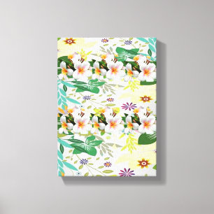 Stretched Canvas Print Moederdag Floral