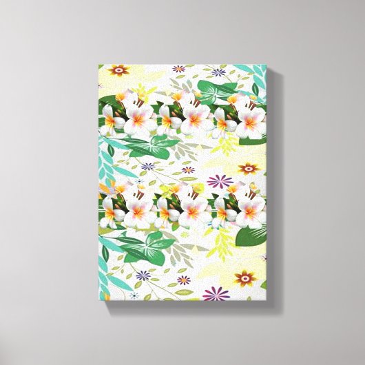 Stretched Canvas Print Moederdag Floral (Voorkant)