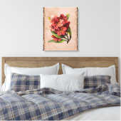 Stretched Canvas Print Moederdag Floral (Insitu (Slaapkamer))