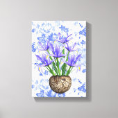 Stretched Canvas Print Moederdag Floral (Voorkant)