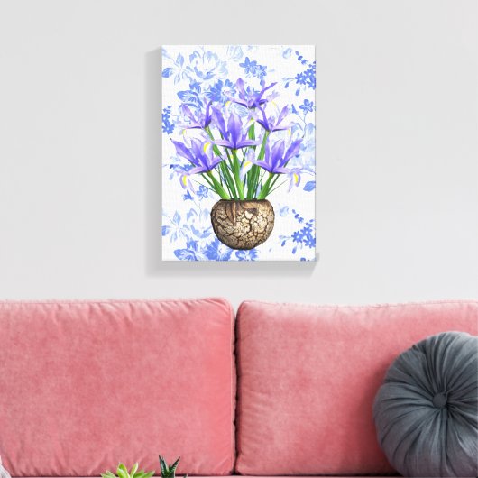 Stretched Canvas Print Moederdag Floral (Insitu (Woonkamer))