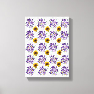 Stretched Canvas Print Moederdag Floral