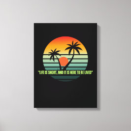 Stretched Canvas Print,Motivational Quote Wall Art Afdruk