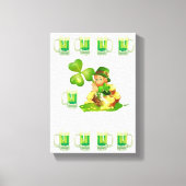 Stretched Canvas print St. Patrick's Day (Voorkant)