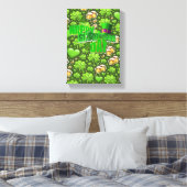 Stretched Canvas print St. Patrick's Day (Insitu (Slaapkamer))
