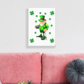 Stretched Canvas print St. Patrick's Day (Insitu (Woonkamer))