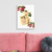 Stretched Canvas print St. Patrick's Day (Insitu (Woonkamer))