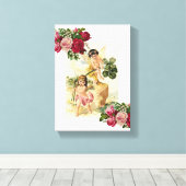 Stretched Canvas print St. Patrick's Day (Insitu (Houten vloer))