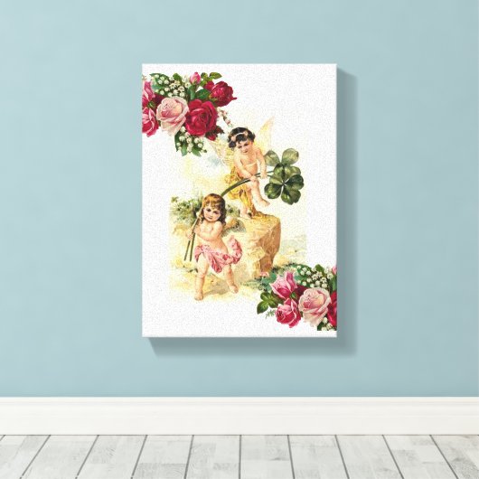 Stretched Canvas print St. Patrick's Day (Insitu (Houten vloer))